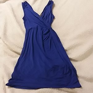 Side gathered dress